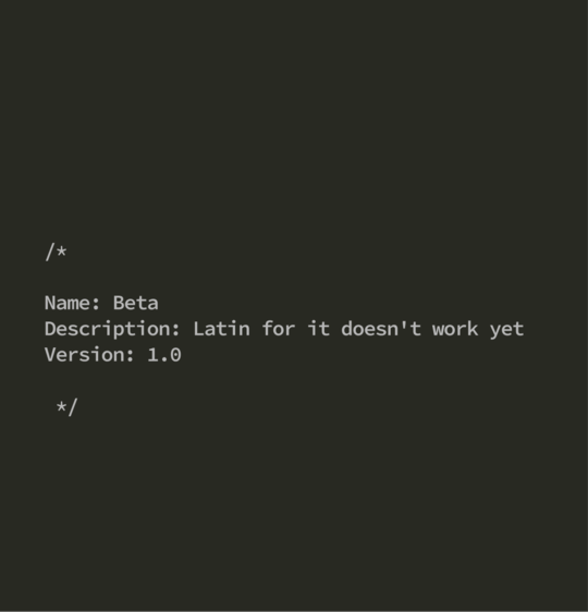Latin for Beta - Black - Software Developer T-Shirt
