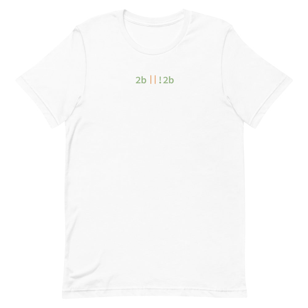 To be or not to be, If Shakespeare could code - Coding Shirt